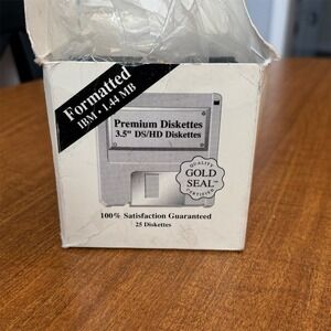 Lot of 11‎ IBM 3.5in DS/HD Floppy Disks 1.44MB Gold Seal Certified